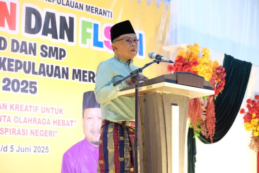 Buka O2SN dan FLS3N, Bupati Asmar : Ini Membentuk Jiwa Kreatif dan Sportif Anak