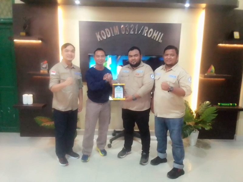 Kodim 0321 Rohil Terima Kunjungan Kerja Mapel Pekanbaru Bahas Kerja Sama Ketahanan Pangan