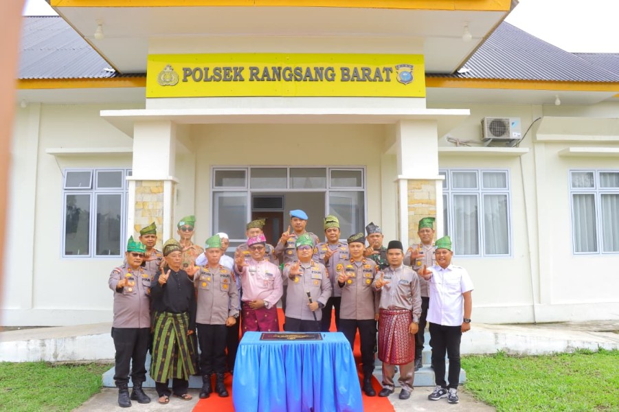 Resmikan Mako Baru Polsek Rangsang Barat, Kapolres Meranti Tekankan Peningkatan Pelayanan dan Profesionalisme Personel