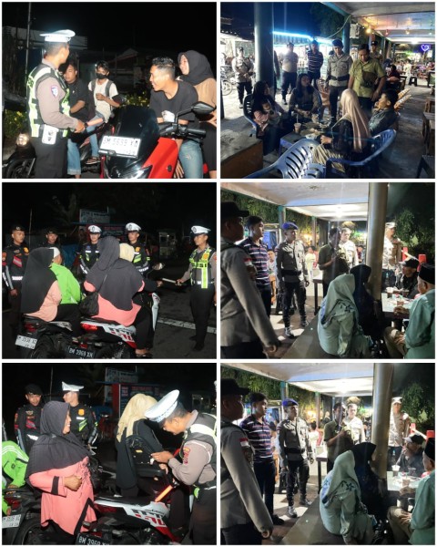Patroli Skala Besar, Cegah Tindak Kejahatan & Premanisme Oleh Polres Meranti