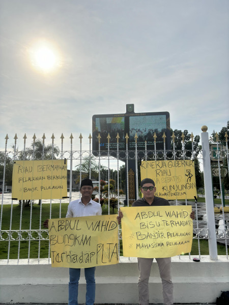 Mahasiswa Pelalawan Desak Gubernur Riau Tanggap Banjir yang Makin Parah