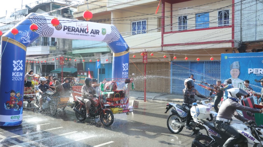 Polres Meranti Berhasil Amankan Festival Perang Air Nasional Resmi Di Tutup Kementerian BNPP RI