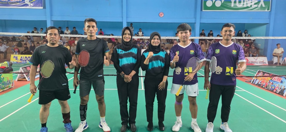 Liga Bulu Tangkis Kapolres Siak II  PB Meranti : Anas Jason Juara II