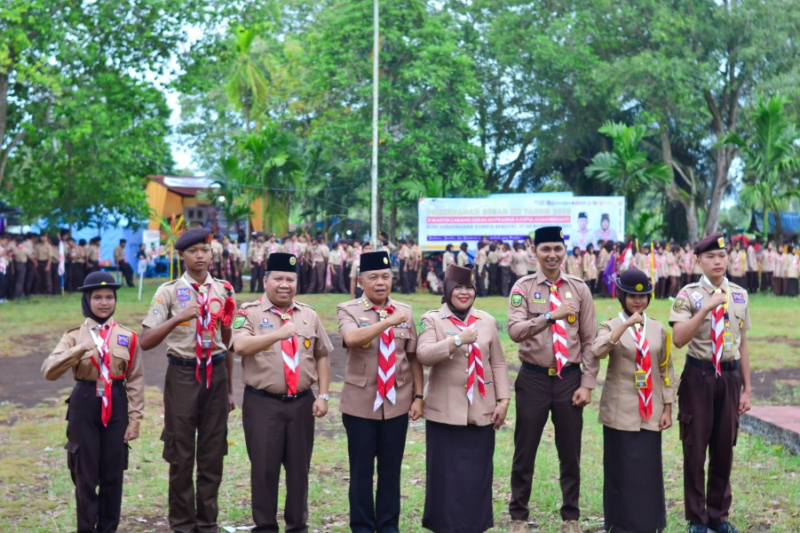 Perkemahan Besar III Pramuka Dibuka Langsung Bupati Asmar Serukan Pembinaan Karakter Generasi Muda