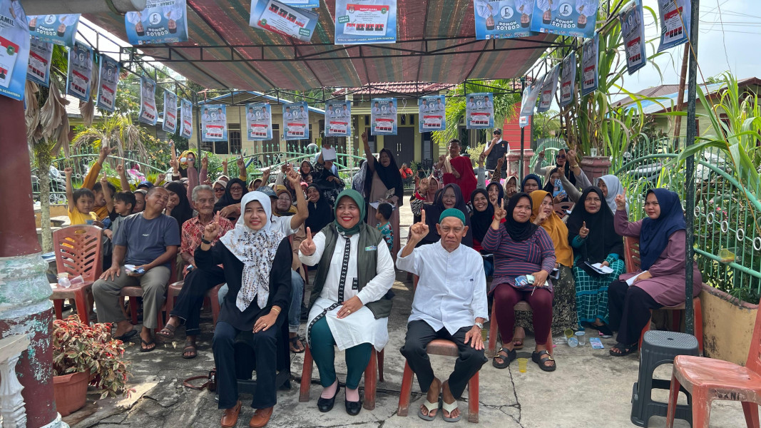 Sripuan Brazam Sampaikan Program H Asmar dan Muzamil dalam Kampanye Dialogis