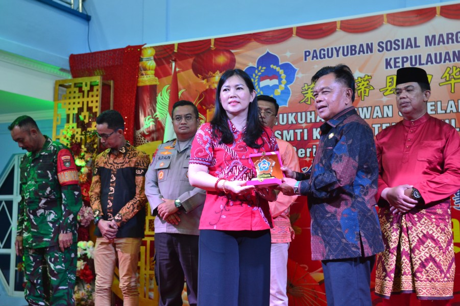 Hadiri Pelantikan PSMTI Meranti, Bupati Asmar Dorong Kolaborasi Sosial dan Budaya