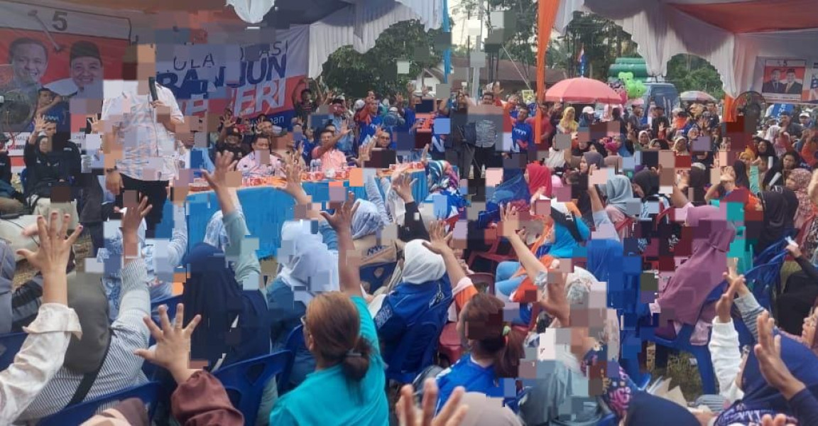 Timses AMAN akui massa pindah-pindah agar terlihat banyak padahal orangya itu itu aja