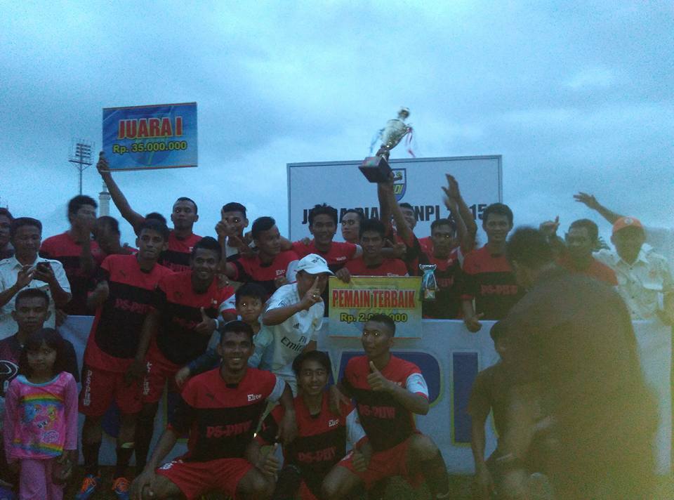 PS-PHW Gobah Raih Title Juara KNPI Cup 2015.