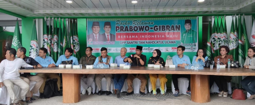Ketum Rusli Ahmad, DPP dan DPW Santri Tani NU se- Indonesia Deklarasi dukungan Prabowo - Gibran