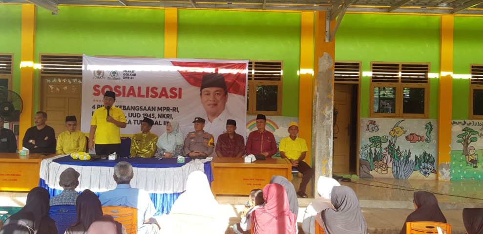 Sosialisasi Empat Pilar Kebangsaan di Desa Lembah Dusun Gading Disambut Antusias Warga