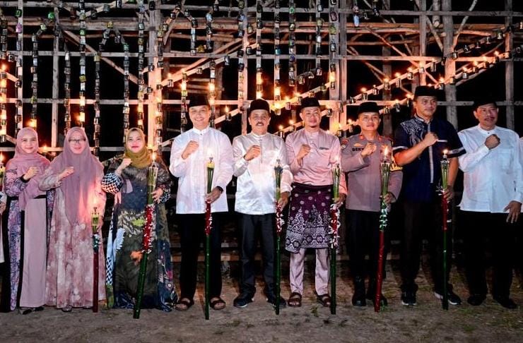 Disparbudpora Bengkalis Sukses Gelar Pembukaan Festival Lampu Colok 2026 yang Meriah