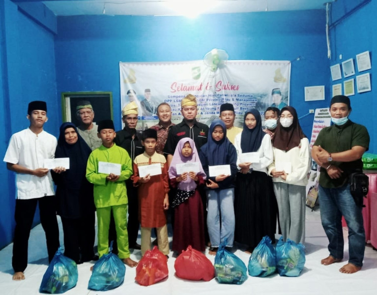 Buka Puasa Bersama dan Santunan Anak Yatim di Riau Sukses Digelar DPP LSM Peduli SDM Provinsi Riau