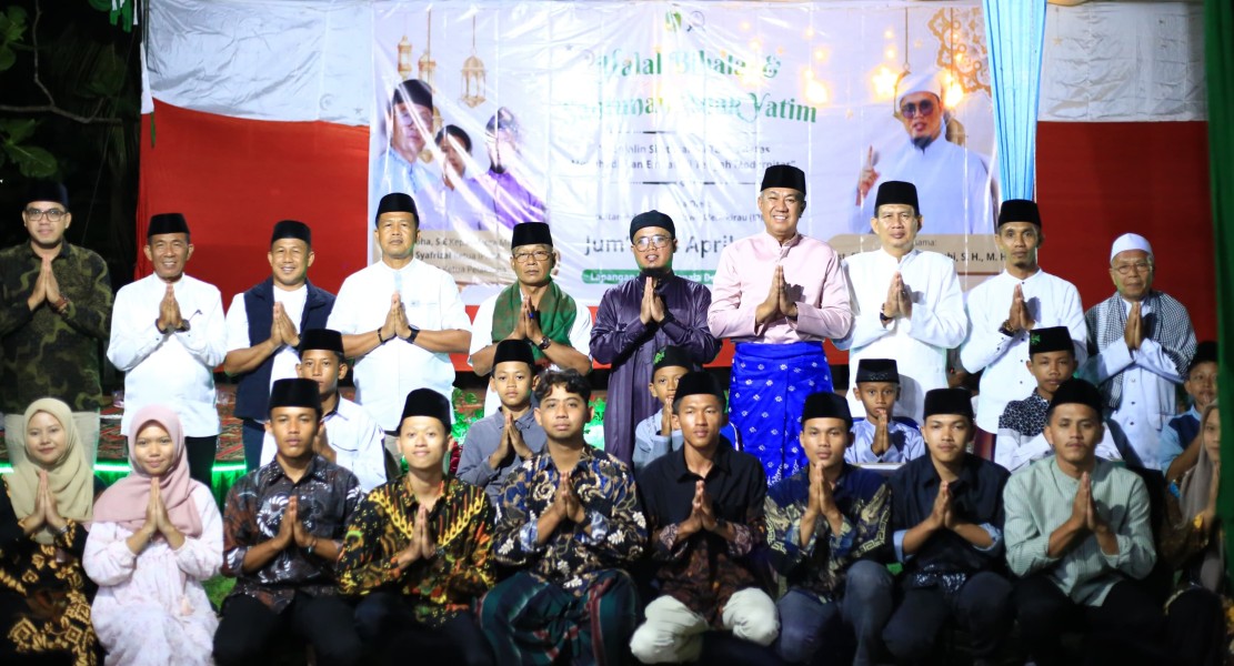 Wakil Bupati Meranti Muzamil Hadiri Halal Bihalal Masyarakat Mengkirau