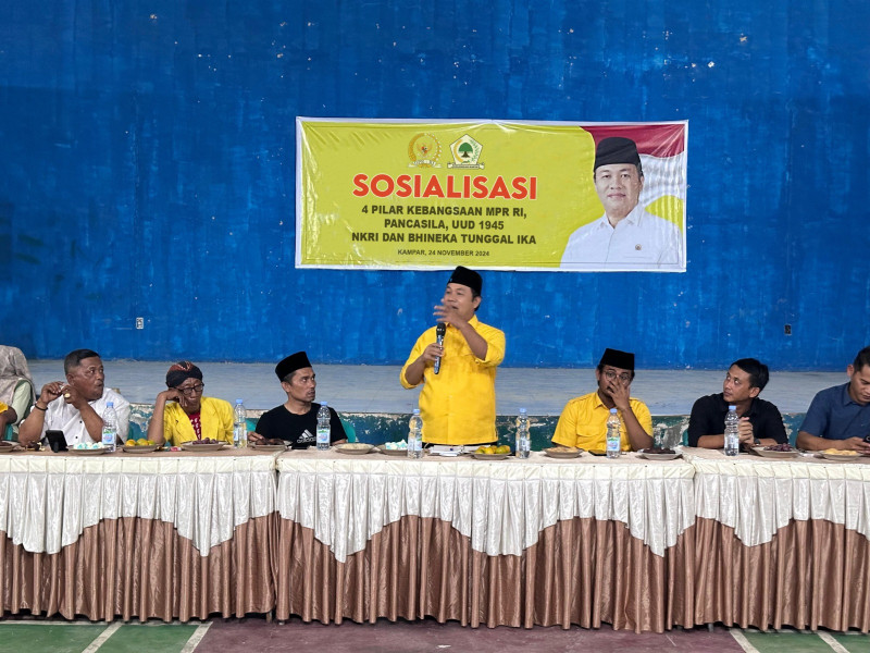 Yulisman Sosialisasikan 4 Pilar Kebangsaan di Pandau Jaya