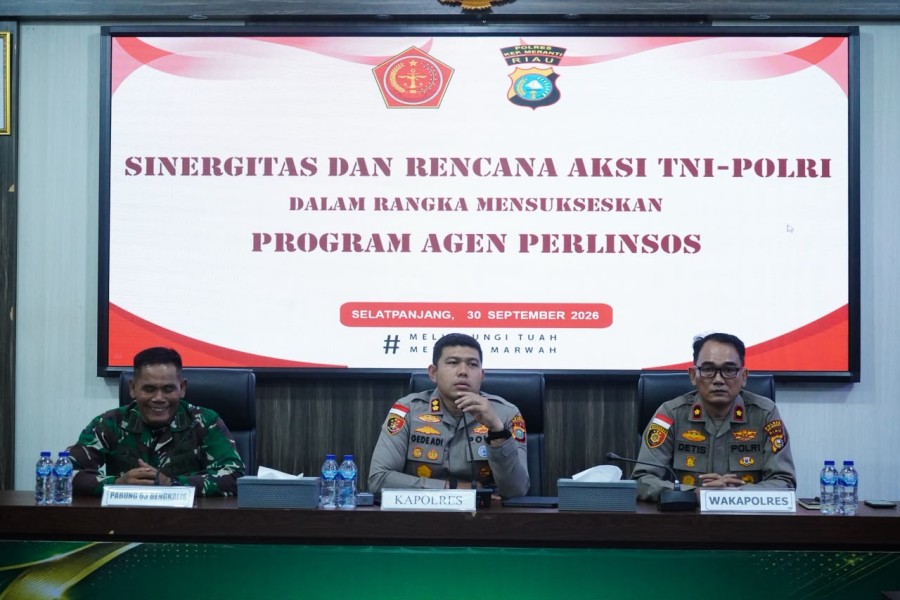 Ingatkan Personil Sebagai Agen Perlindungan Sosial AKBP Gede: Polres Meranti Harus Hadir Di Tengah Masyarakat.