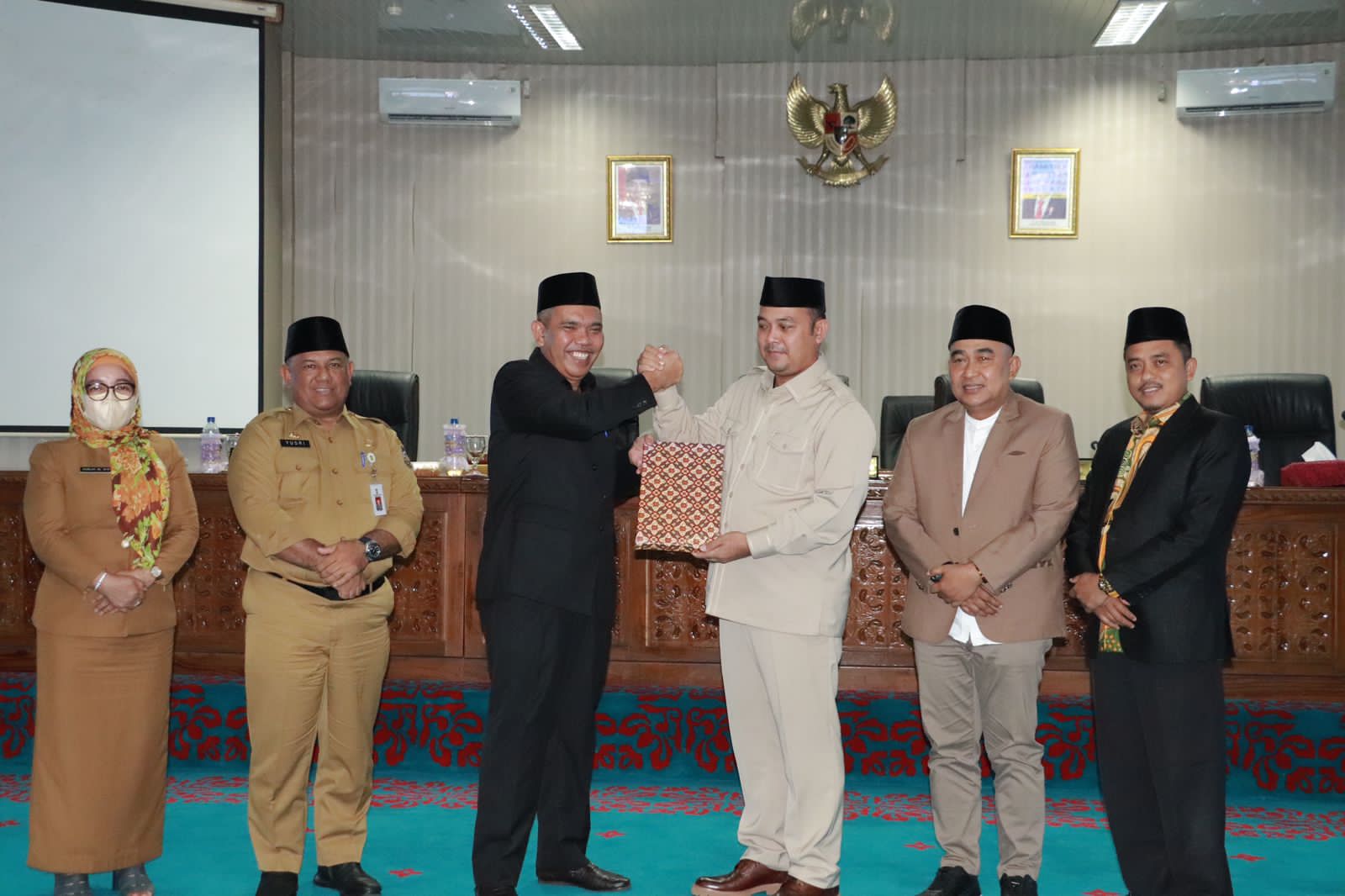 DPRD Kampar Paripurnakan Penyampaian Ranperda APBD Anggaran 2023