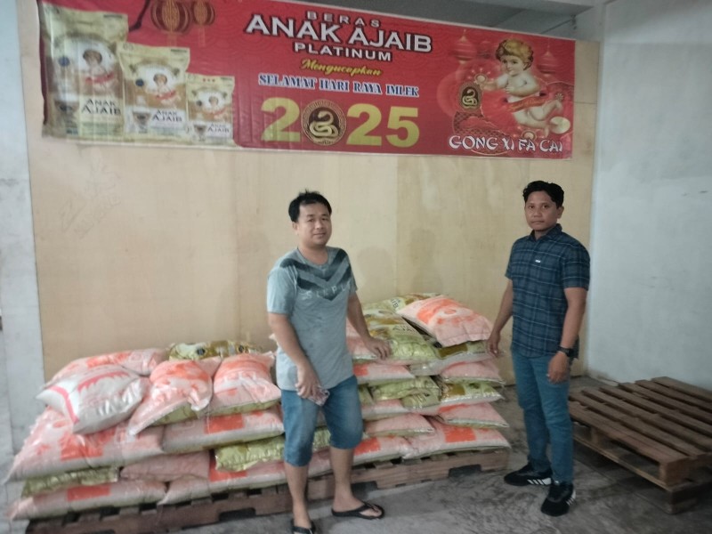 Polres Meranti Bersama Disperindag dan DKPP Sidak Stok dan Harga Beras, Pastikan Stabil dan Aman.