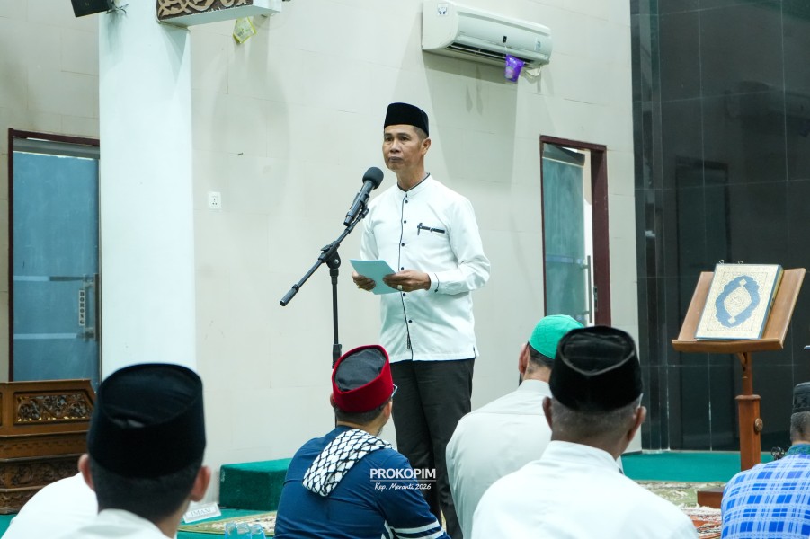 Sekda Sudandri Sambut Ulama Palestina dalam Safari Dakwah Ramadan di Masjid Agung