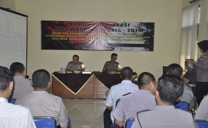 Polres Banjar Gelar Kegiatan Latpraops