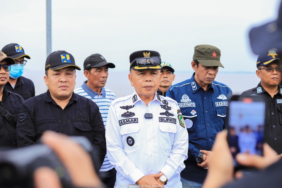 Mantab Bupati Asmar Segera Perbaiki Pelabuhan dan Jembatan Penghubung Desa di Meranti