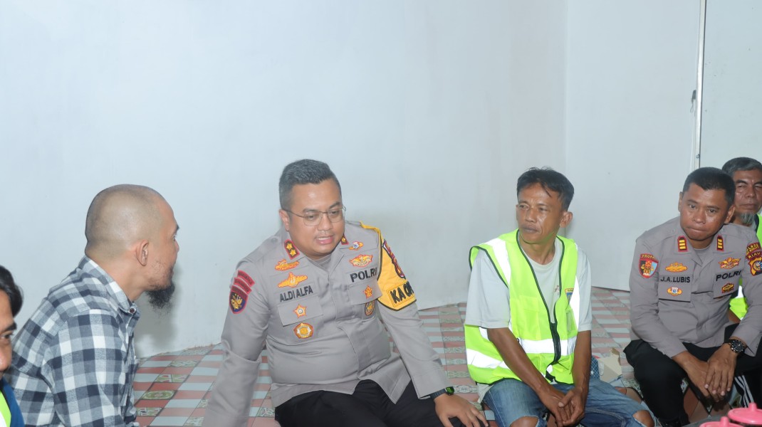Tinjau Kesiapan Siskamling Kapolres Meranti Bersama Tim Raga Pastikan Nataru Berjalan Kondusif