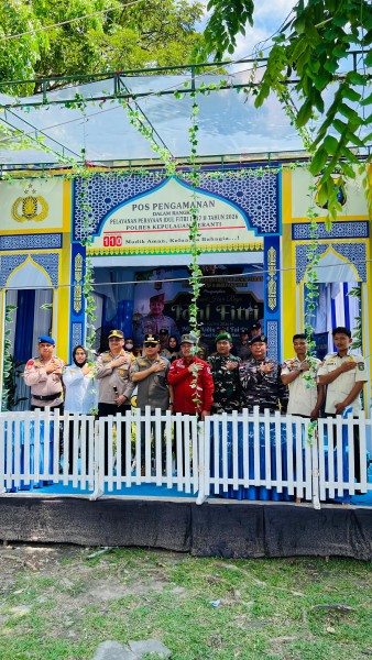 Bupati Meranti dan Forkopimda Tinjau Arus Mudik, Pastikan Stok Kebutuhan Aman