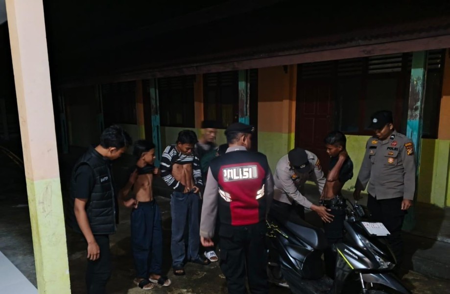 Ciptakan Suasana Kondusif, Tim Raga Polres Meranti Gelar Patroli KRYD Dan Blue Light