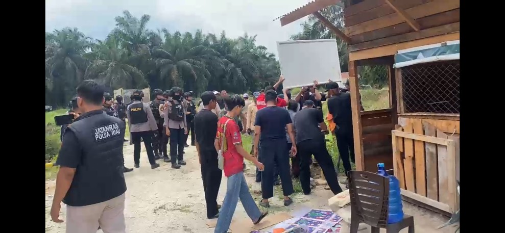 Koppsa-M Resmi Laporkan Pelaku Pengrusakan Pos Jaga Di Atas Tanah Bersertipikat